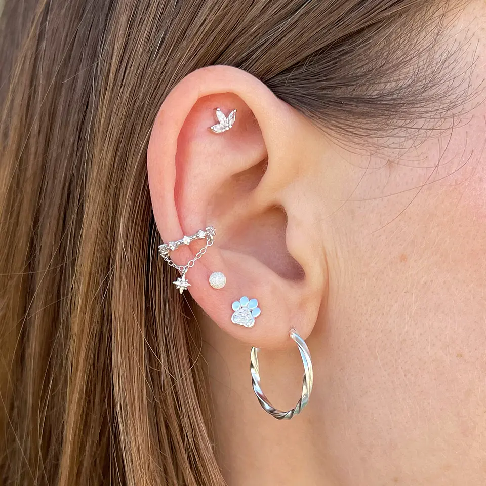 Argollas entorchadas 20 mm 2