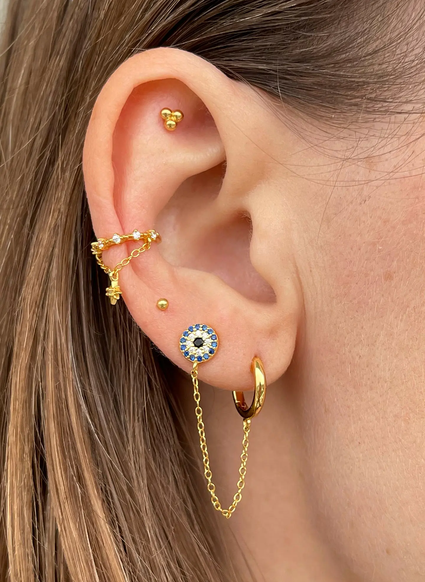 Cuff estrella colgante 2