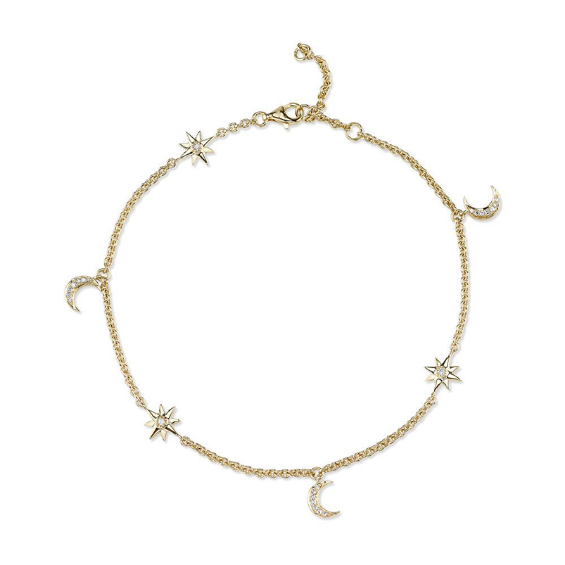 Pulsera Lunas y estrellas