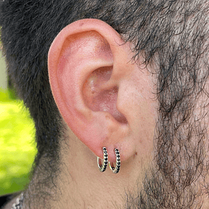 Argollas dobles 12 mm para 1 perforación