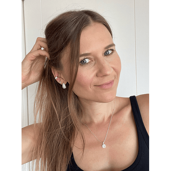 Collar círculo brillante 3