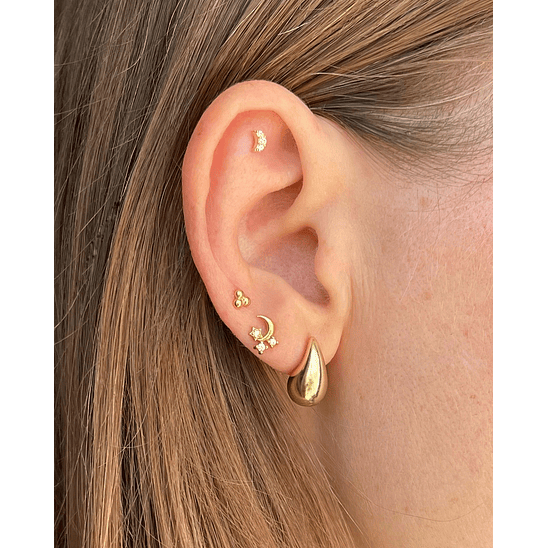 Aros gota pequeños 13 mm 3