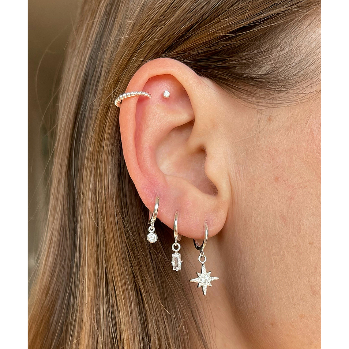 Mini argolla - hélix y antihélix  3