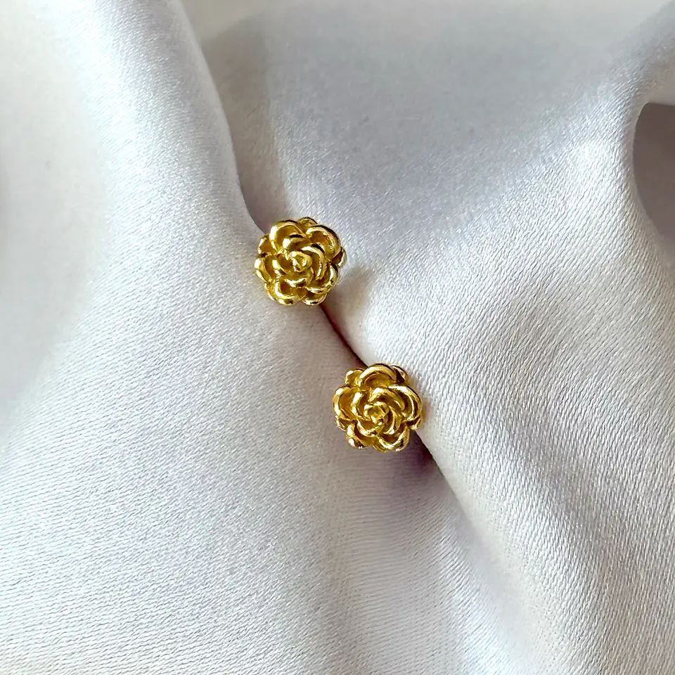 Mini rosa dorada 5 mm 1