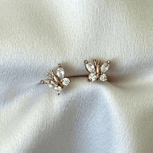 Mariposas oro rosado