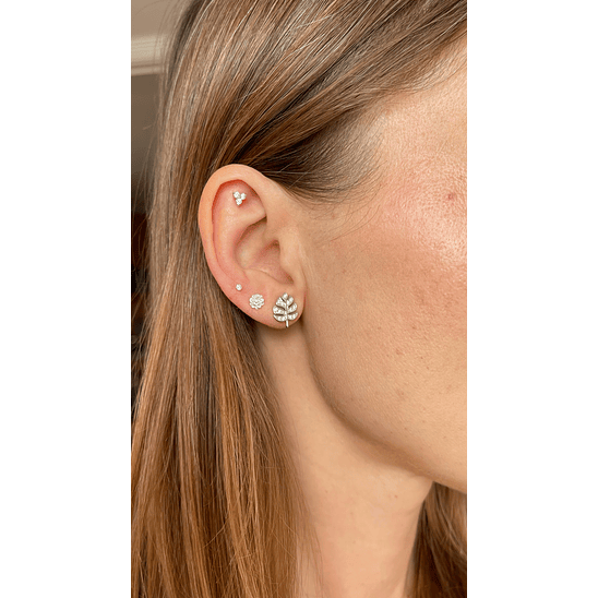 Hoja monstera plateada 12 mm 2