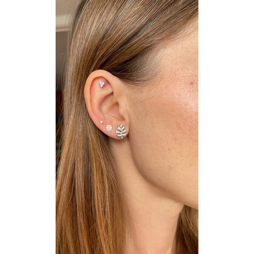 Hoja monstera plateada 12 mm 2