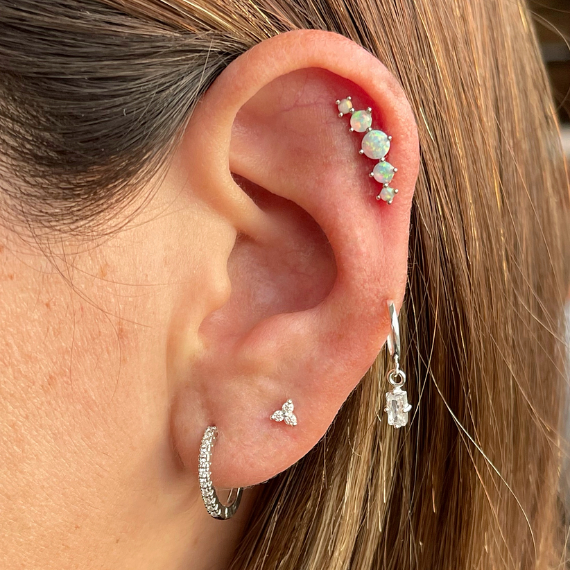 Mini argolla - hélix y antihélix  2