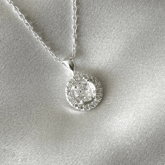 Collar círculo brillante 1