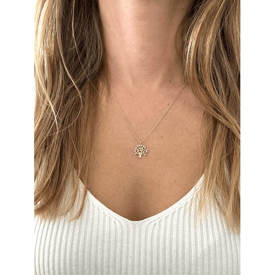 Collar árbol de la vida con circones 2