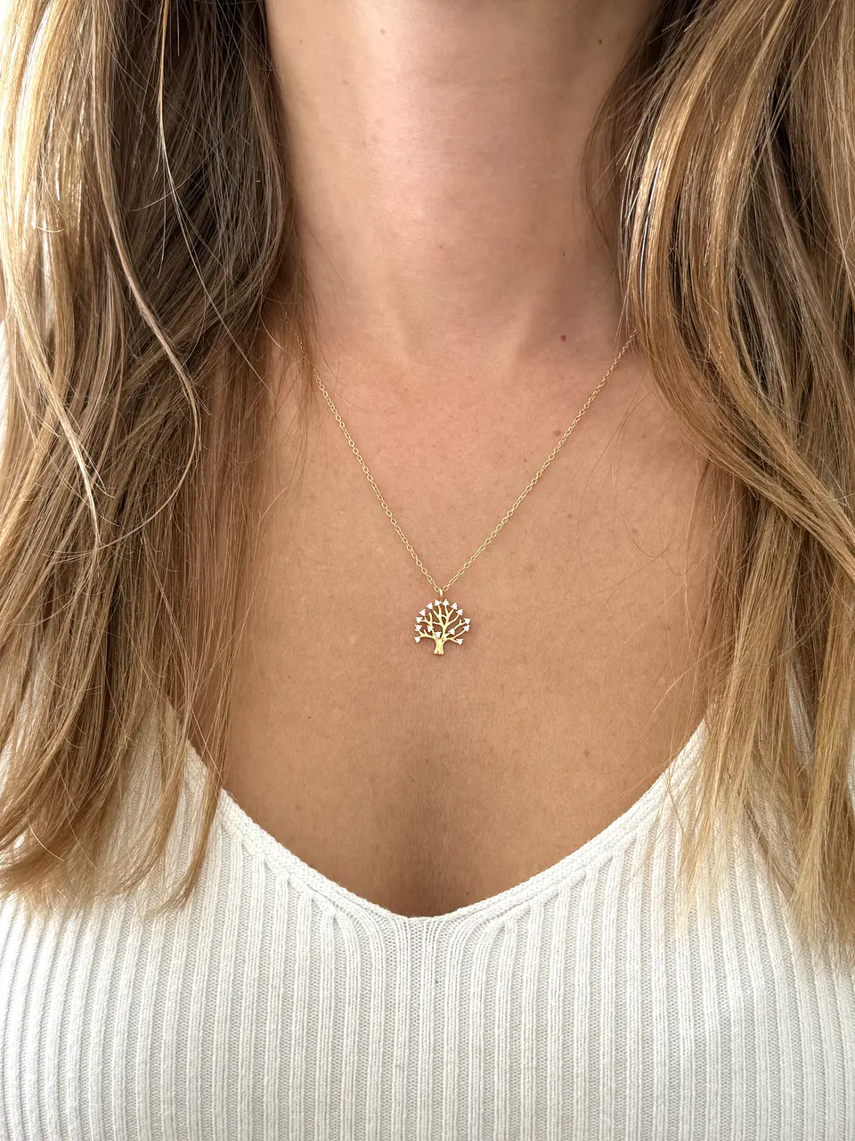 Collar árbol de la vida con circones 2