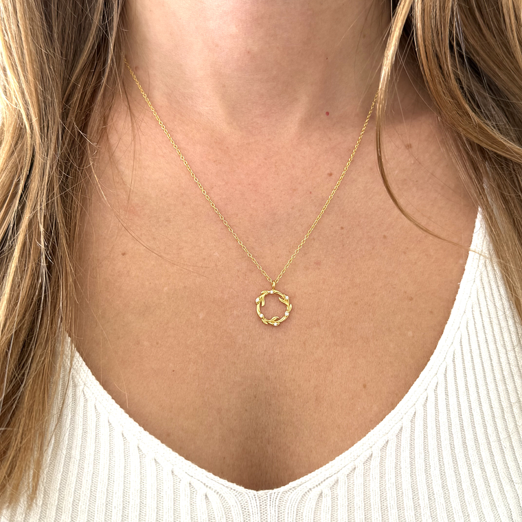 Collar circulo de ramas 3