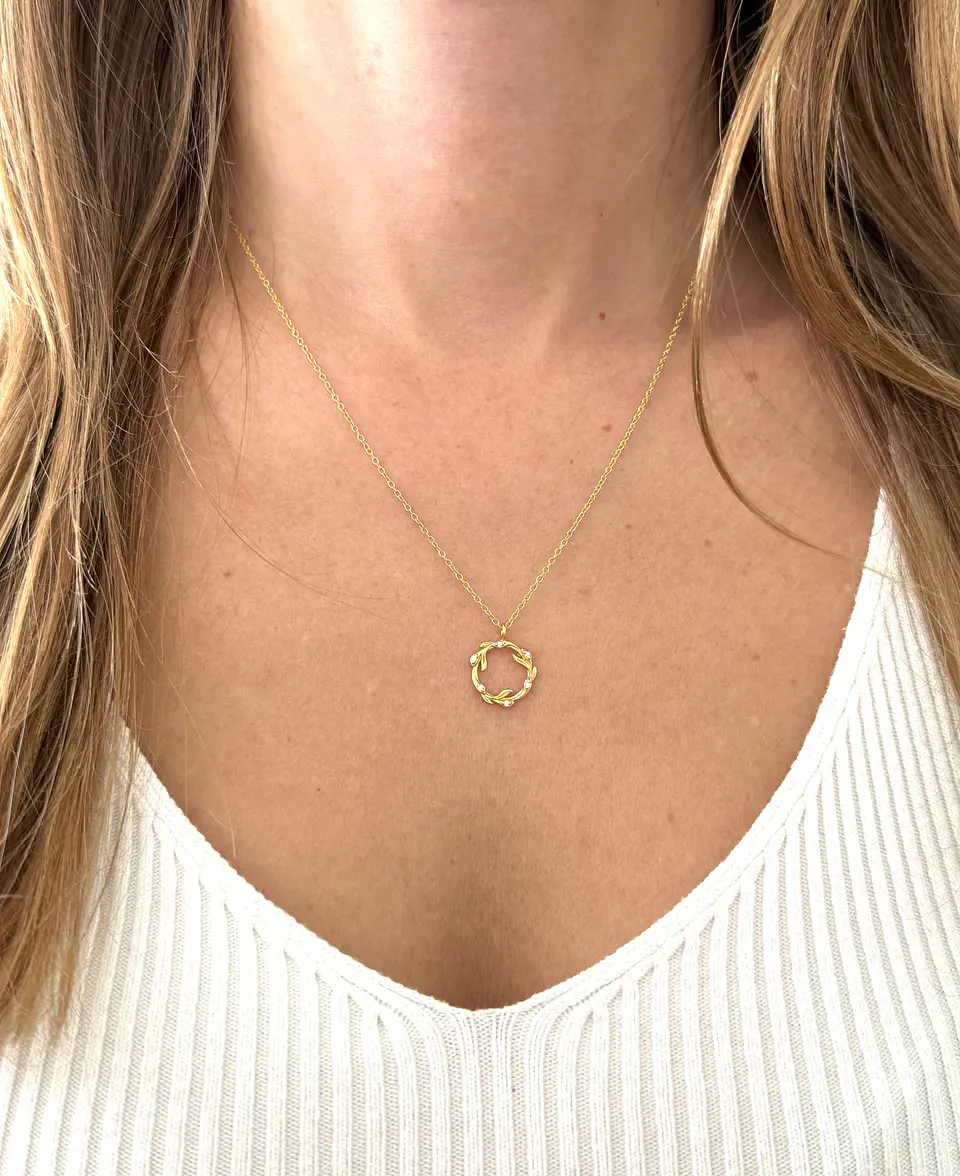 Collar circulo de ramas 3