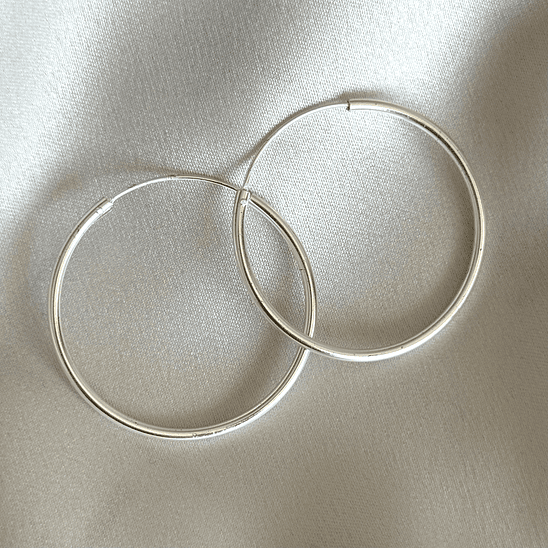 Argollas Lisas 30 mm 1