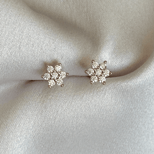 Flor de oro rosado 6 mm