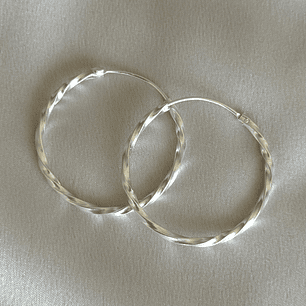 Argollas entorchadas 30 mm
