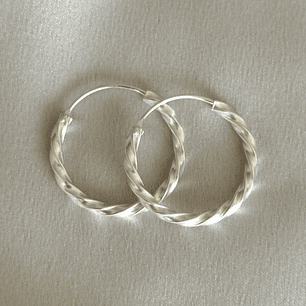 Argollas entorchadas 20 mm