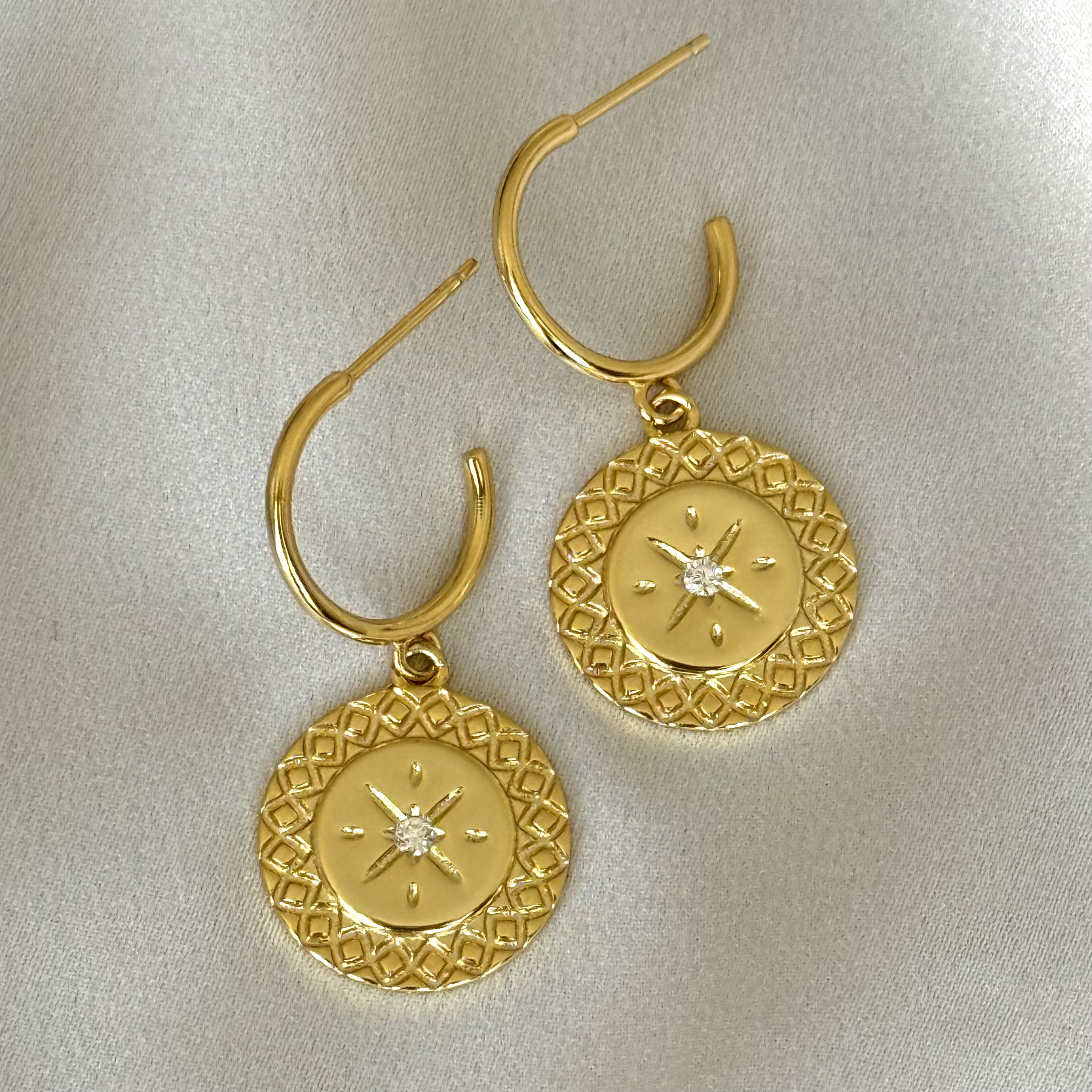 Semi argollas mandala