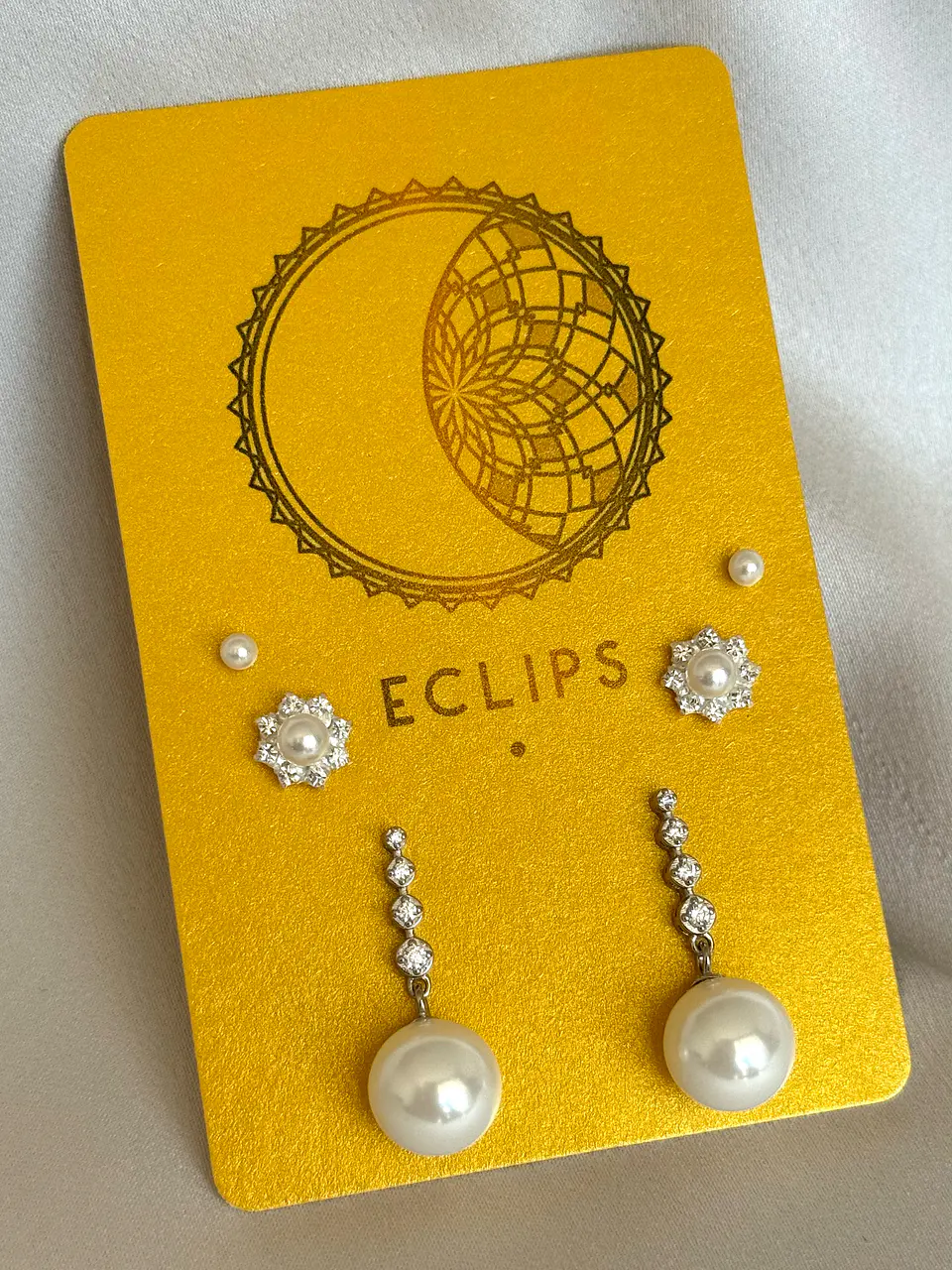 Conjunto perlas colgantes 2