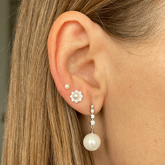 Conjunto perlas colgantes 1