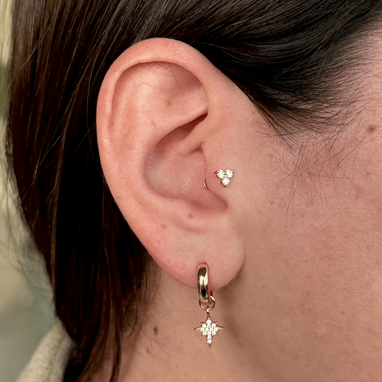 Piercing triángulo 2