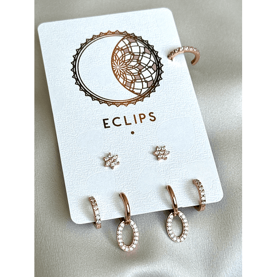 Conjunto oro rosado 2