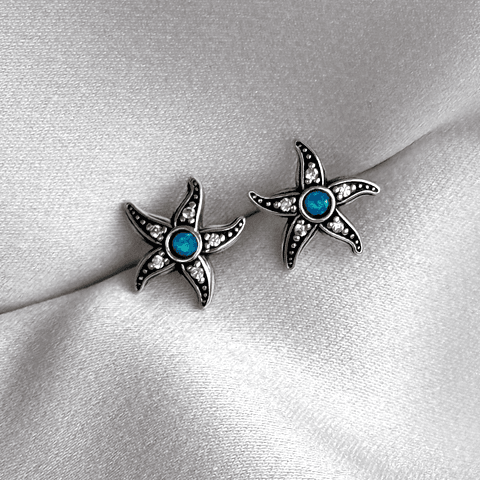 Estrella de mar con ópalo