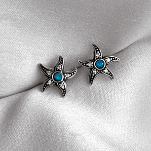 Estrella de mar con ópalo