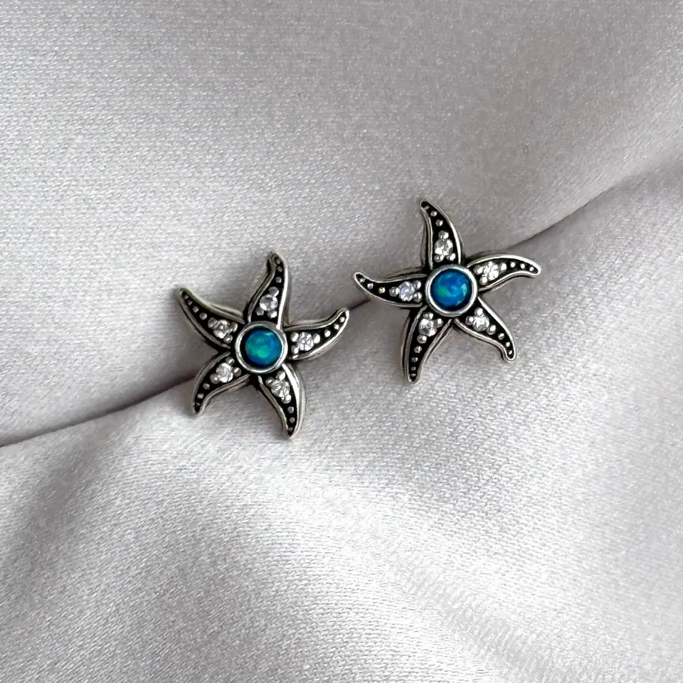 Estrella de mar con ópalo 1