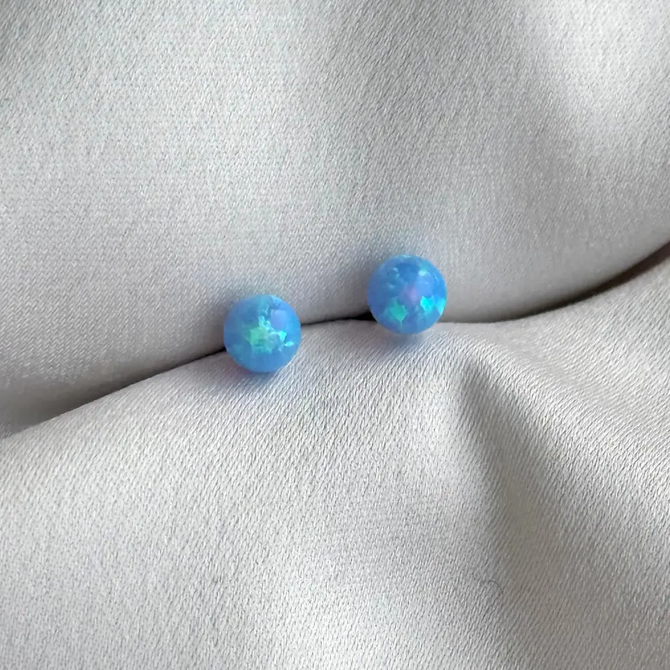 Esfera ópalo azur 4 mm 1
