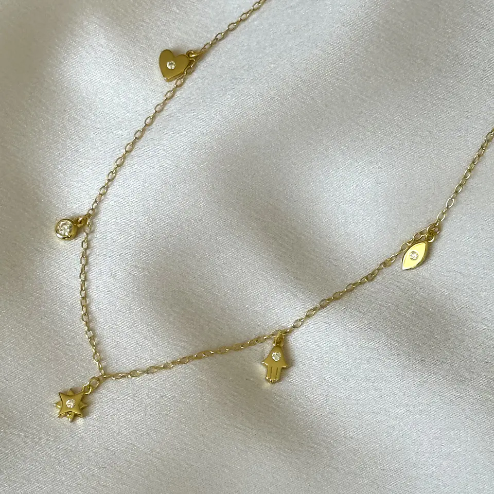 Choker dorado 1