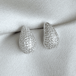 Aros gota medianos circones