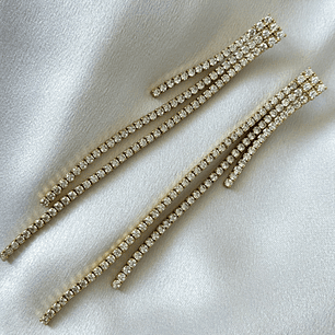 Aros largos de fiesta