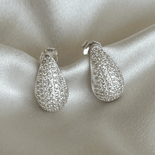 Aros gota circones medianos