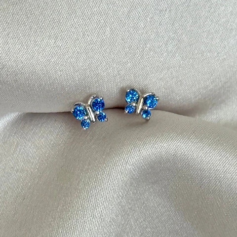 Mariposas azules 4 mm