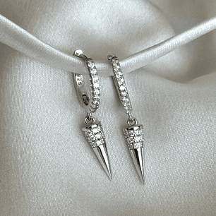 Argollas cono colgante