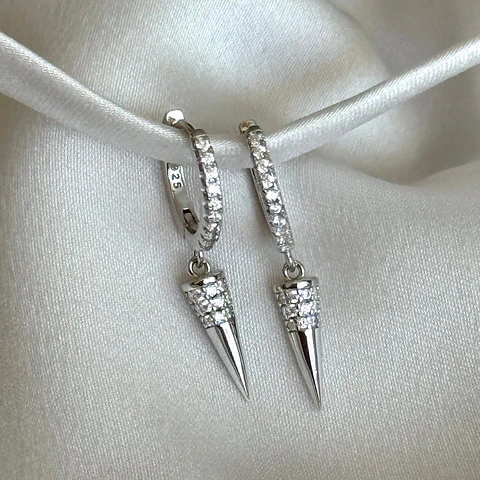 Argollas cono colgante