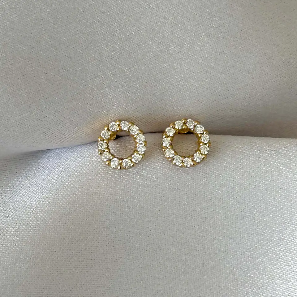 Circulo dorado 6 mm 1