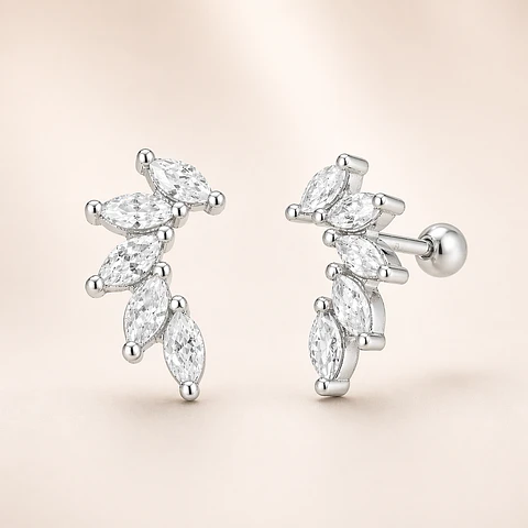 Hojas brillantes con tope