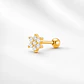 Piercing flor dorada 5,5 mm - Miniatura 1