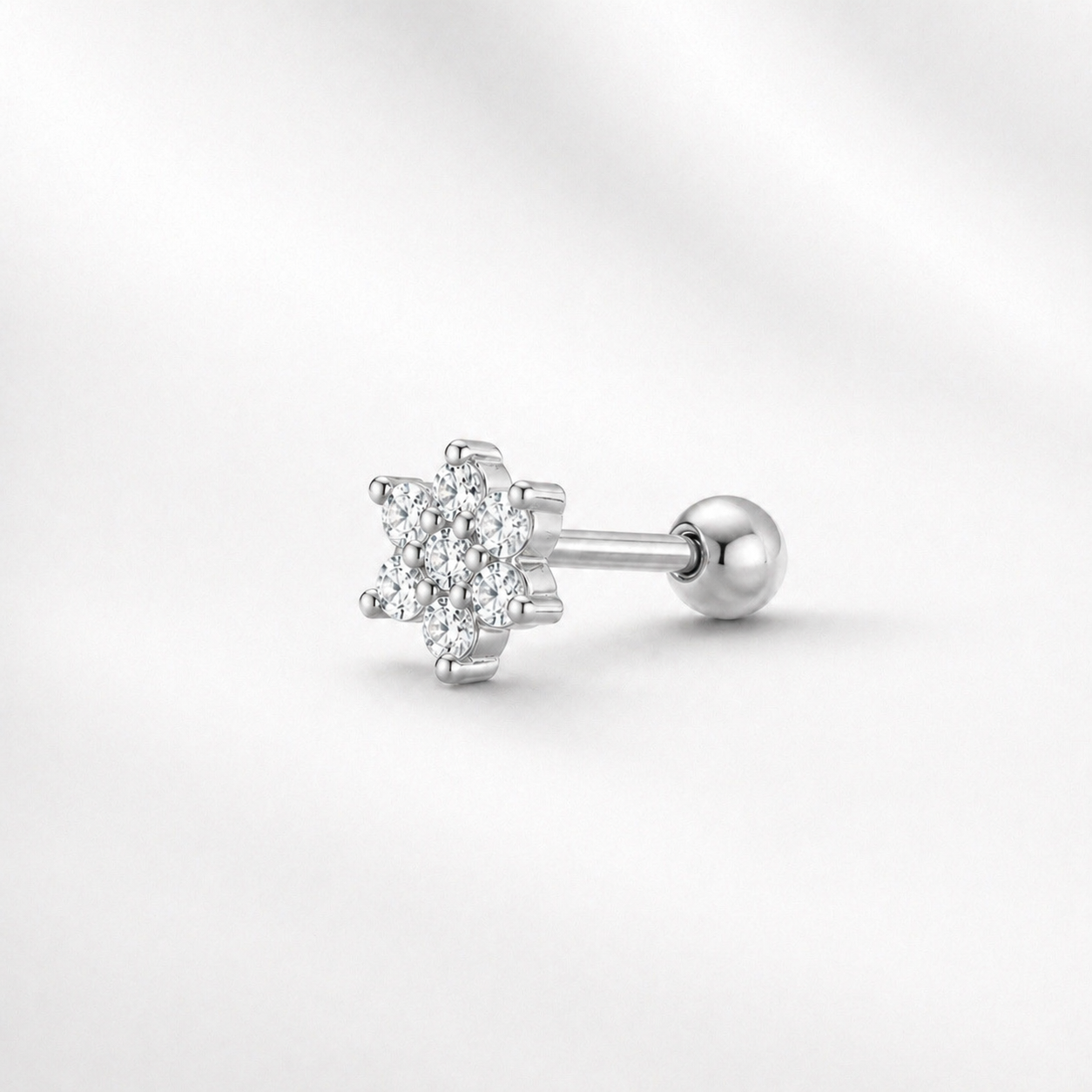 Piercing flor 5,5 mm