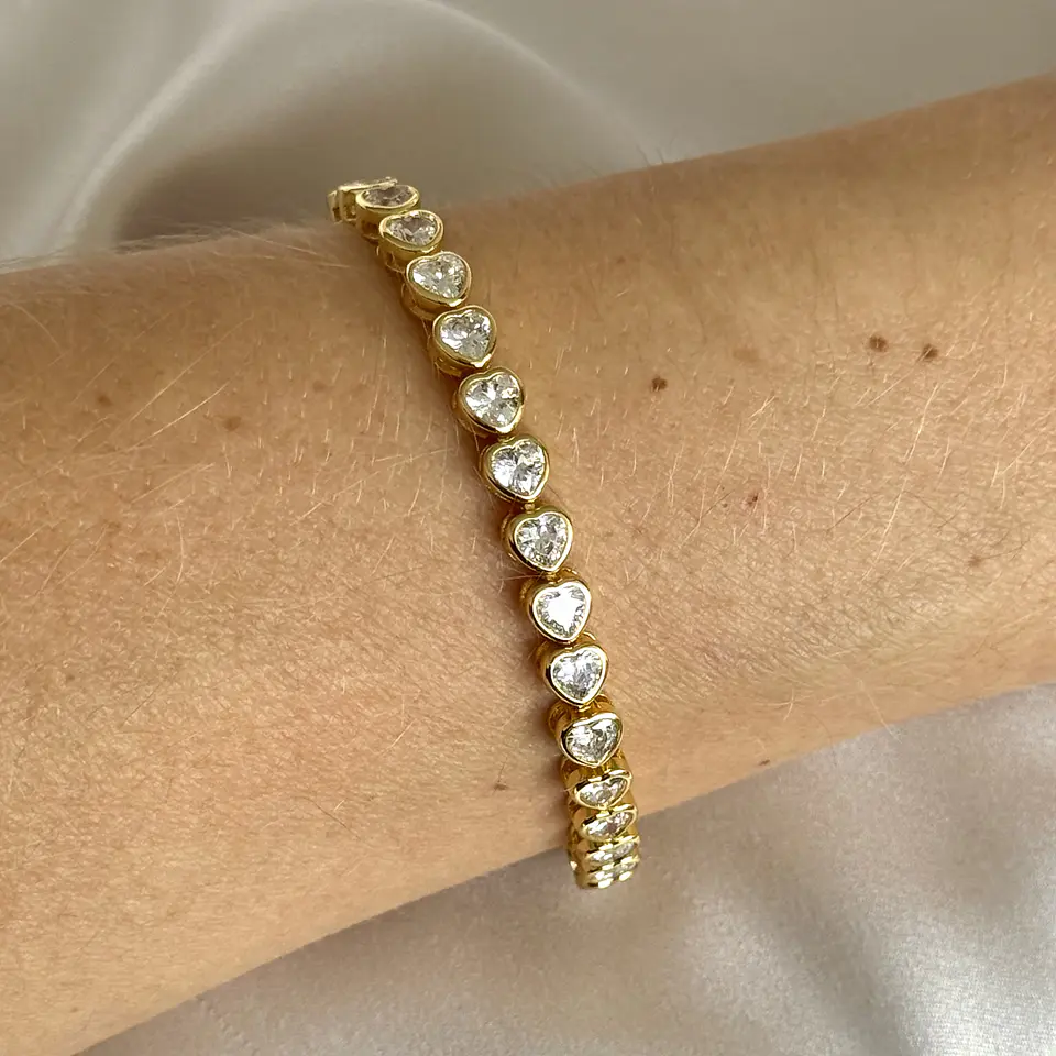 Pulsera de corazones 2