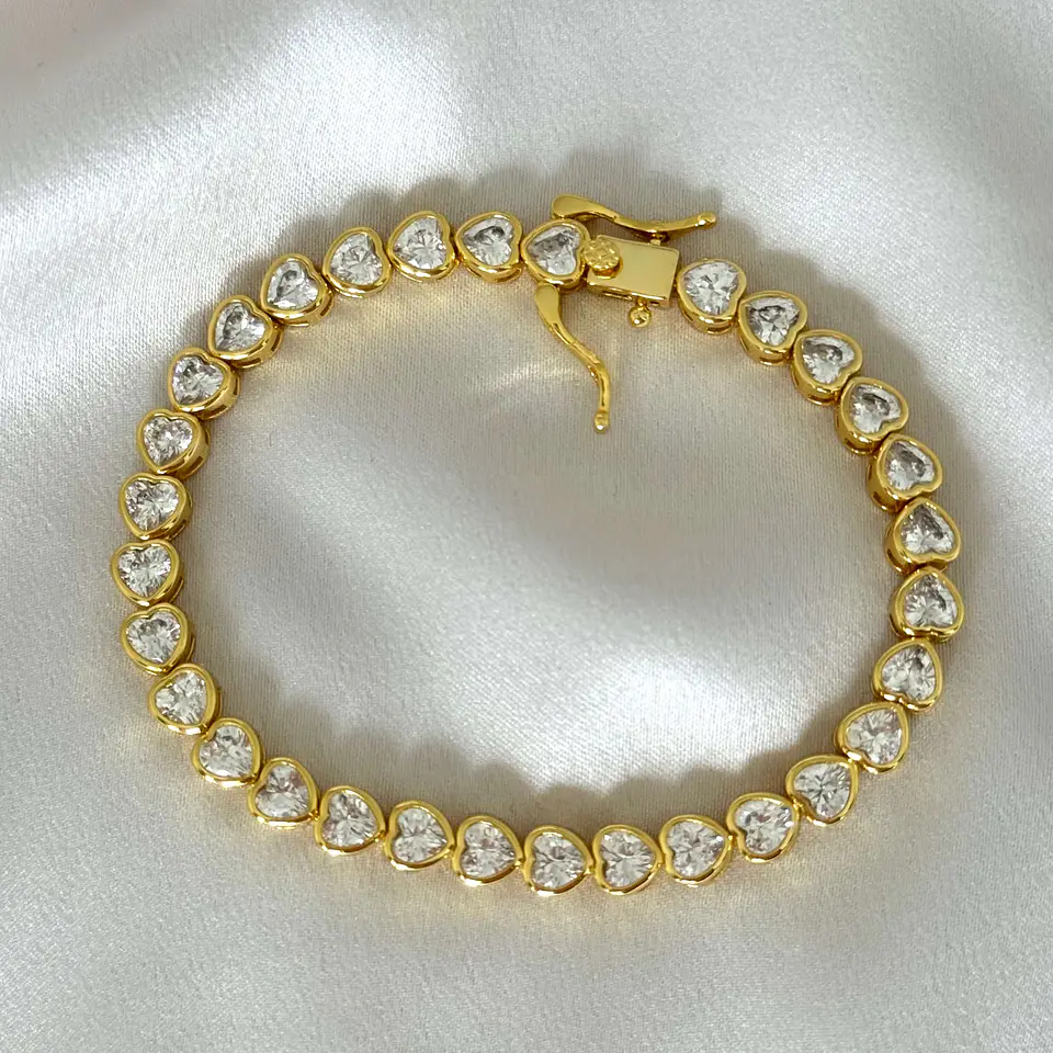 Pulsera de corazones 1