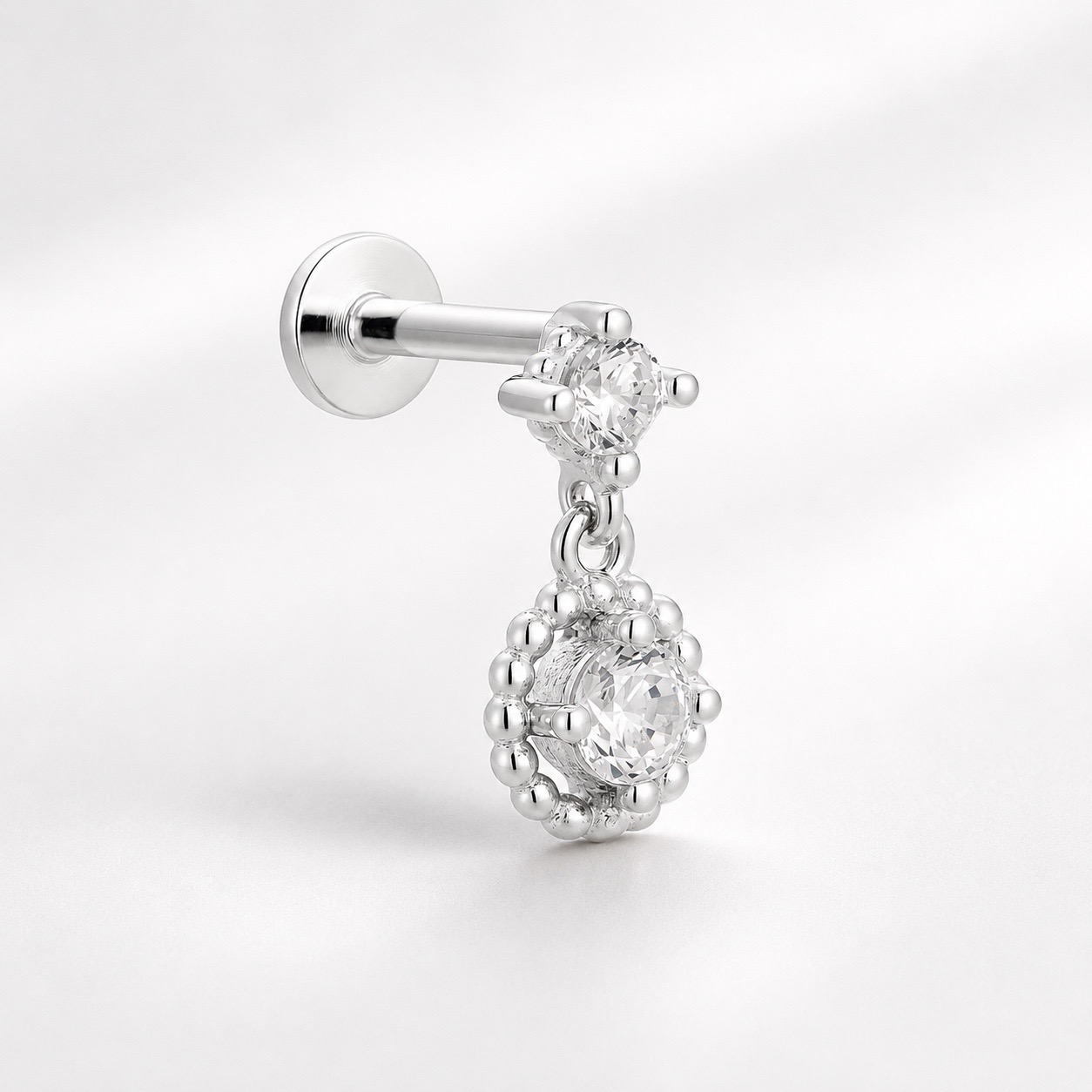 Piercing círculo colgante