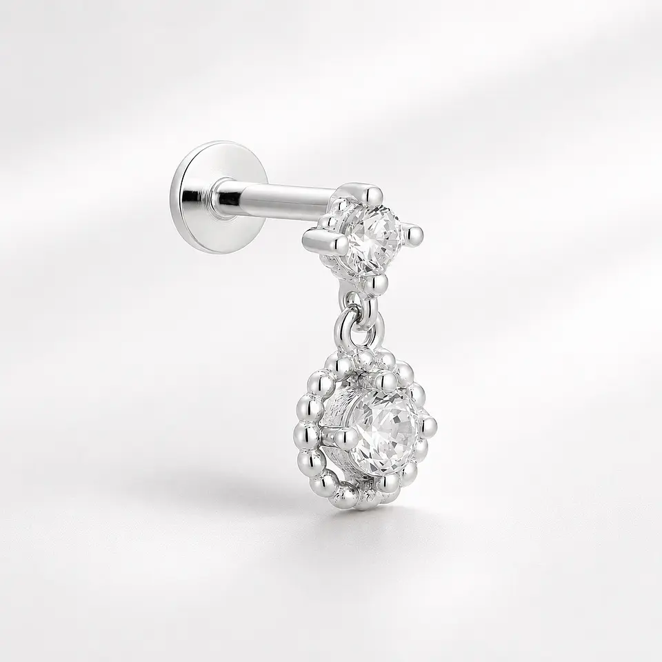 Piercing círculo colgante 1