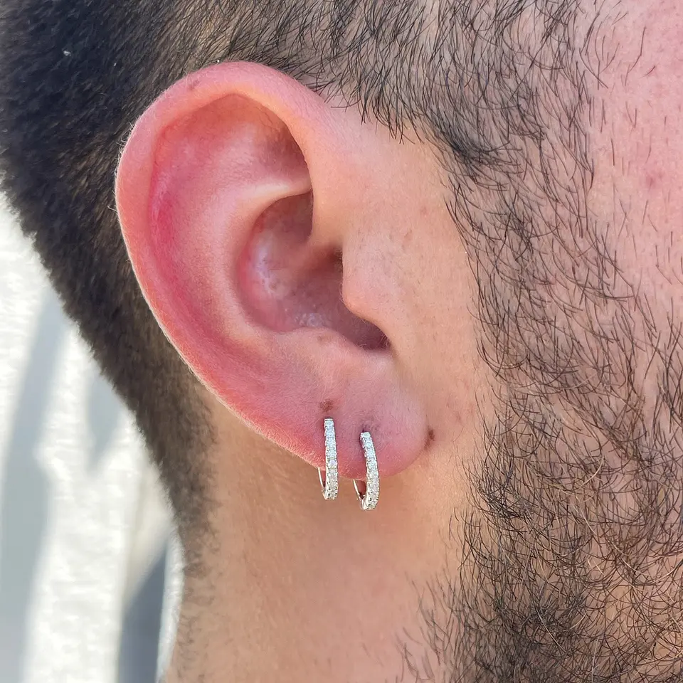 Argollas dobles 12 mm para 1 perforación 2