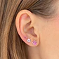 Conjunto flores fucsia - Miniatura 1