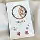 Conjunto flores fucsia - Miniatura 2