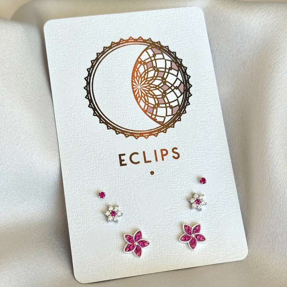 Conjunto flores fucsia 2