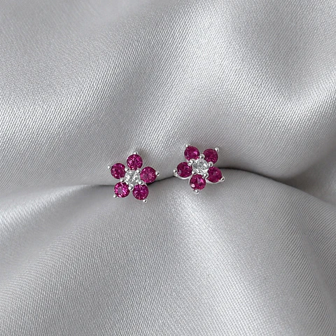 Flor fucsia 7 mm